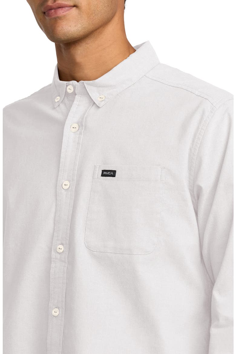 That'll Do Stretch Cotton Blend Button-Down Shirt, Alternate, color, WHITE NEW