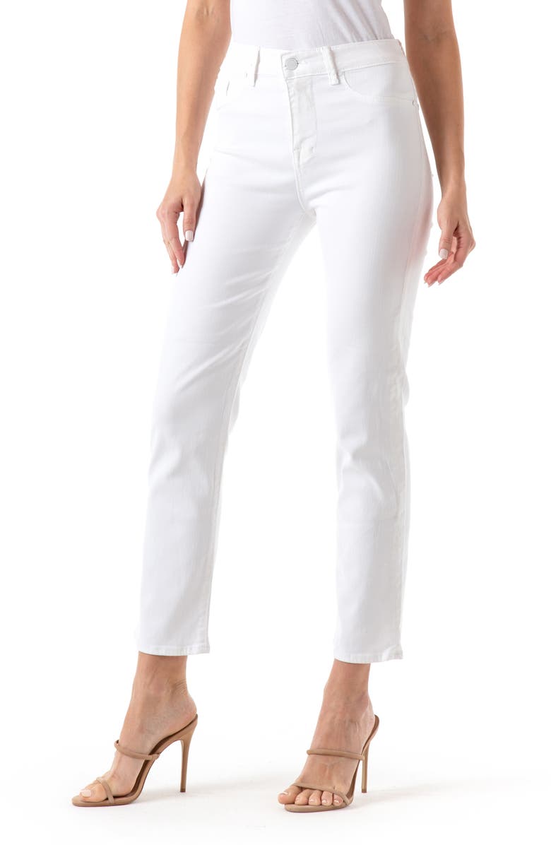 Fidelity Denim Cher High Waist Ankle Slim Jeans, Alternate, color,