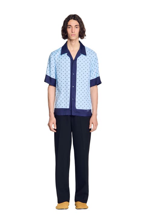 Micro cross motif shirt