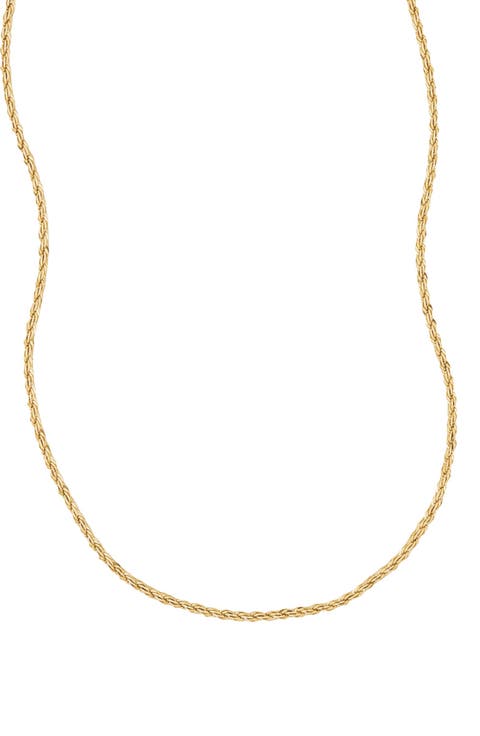 French Rope Chain Necklace
