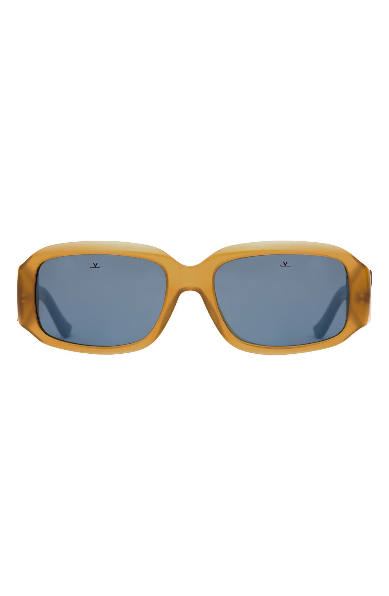 Vuarnet 55mm Resort Rectangular Sunglasses