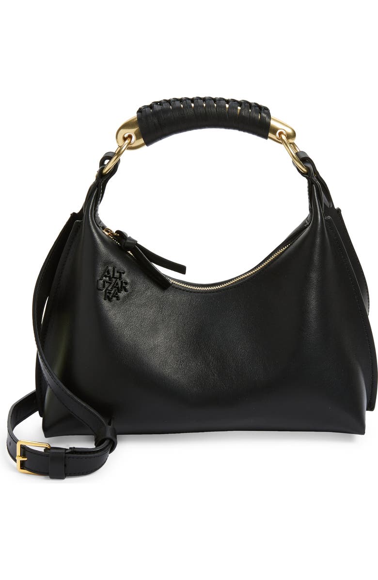 Altuzarra Small Athena Leather Top Handle Bag, Main, color,