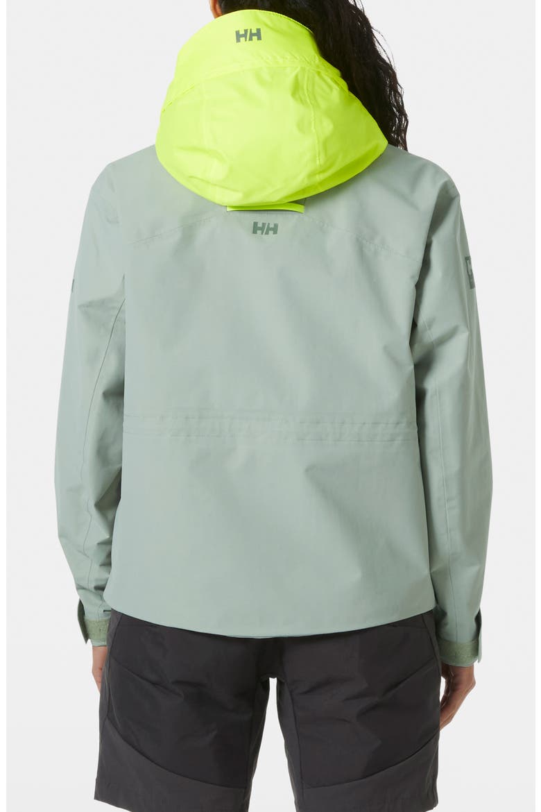 HP Storm Racing Waterproof Jacket, Alternate, color, 484 EUCALYPTUS