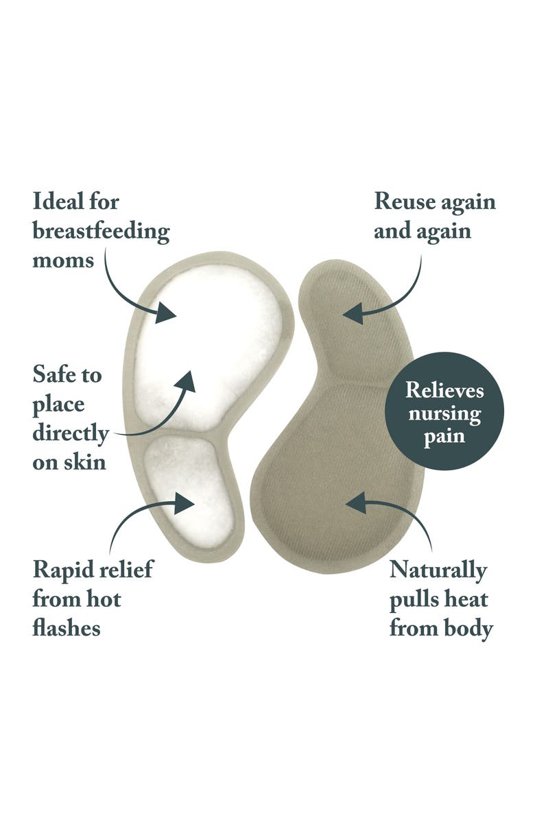 Mommy Matters coldHER<sup>™</sup> 2-Pack Cooling Bra Inserts, Alternate, color, Grey