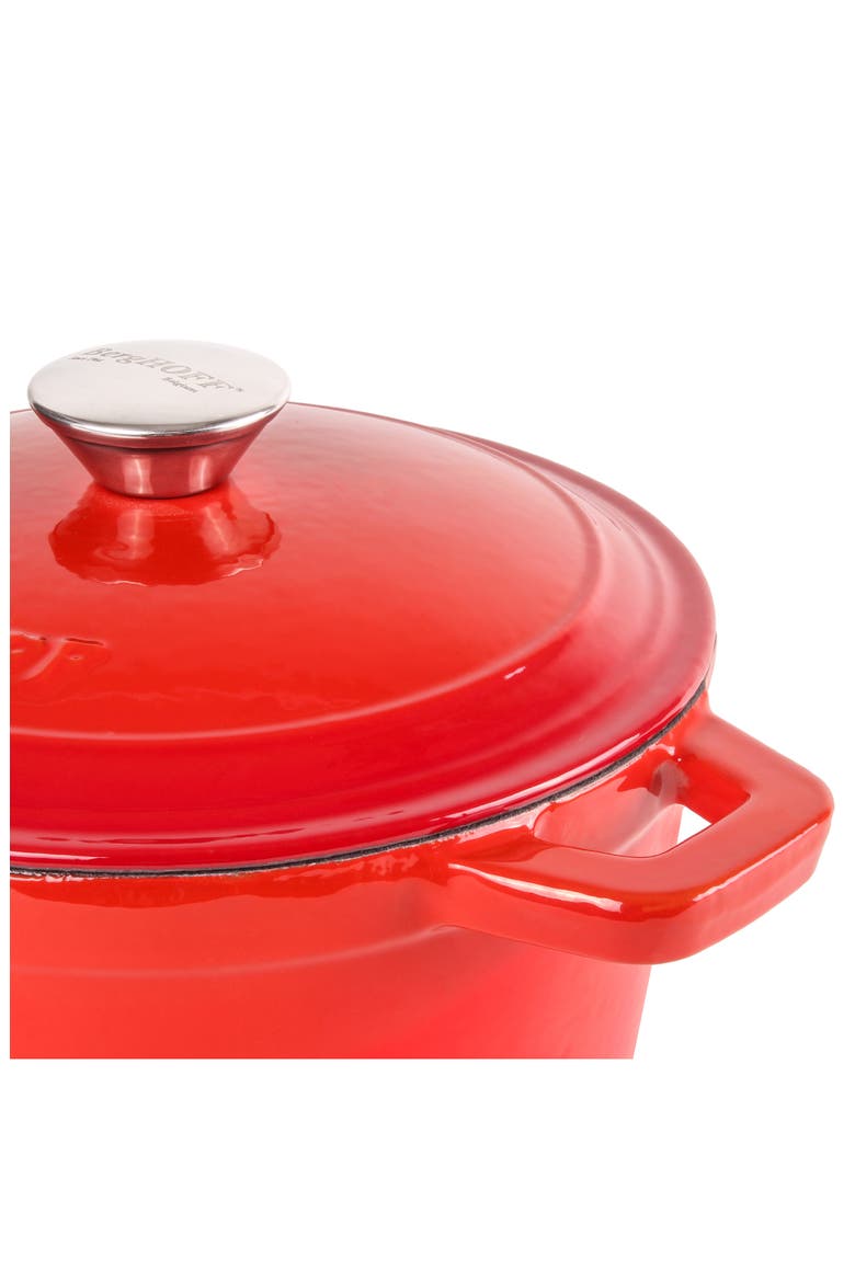3-Quart and 7-Quart Dutch Oven Set, Alternate, color, RED