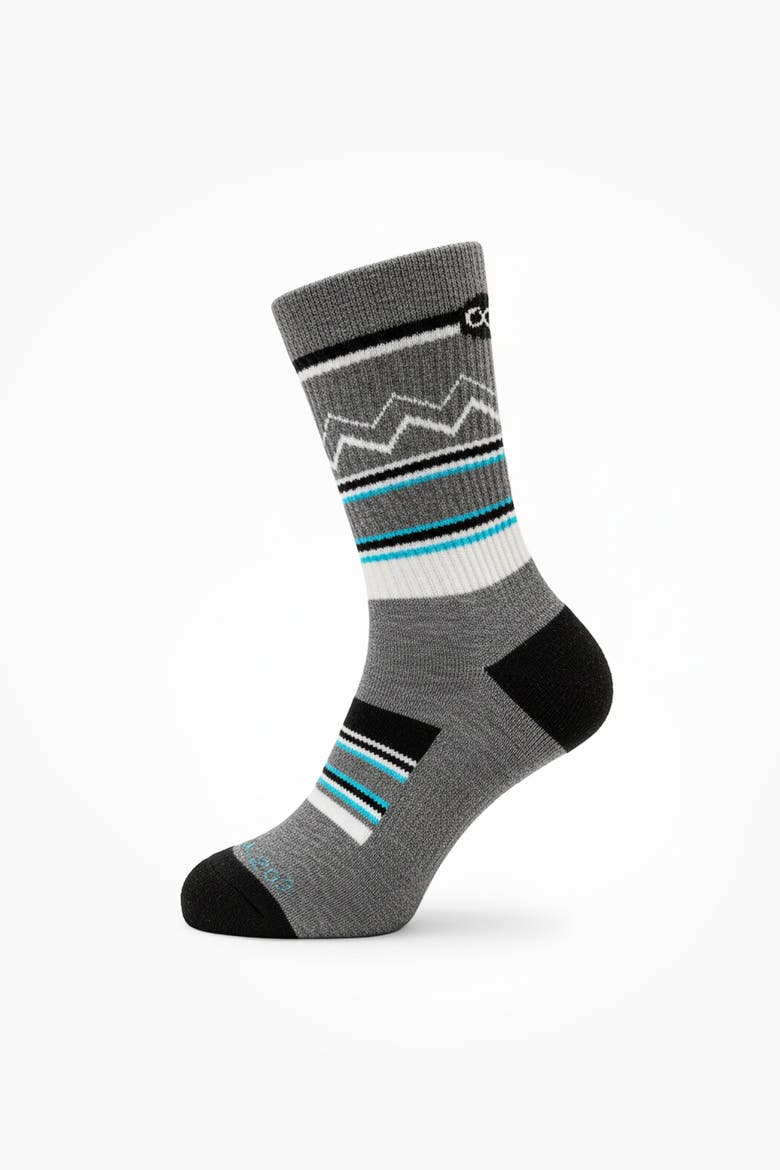 PerformaWool Midcrew All-season Hike Socks, Alternate, color, Rock Gray