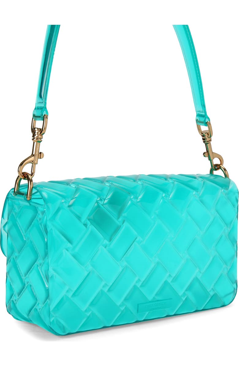 Kurt Geiger London Kensington Jelly Shoulder Bag, Alternate, color, Turquoise/Aqua