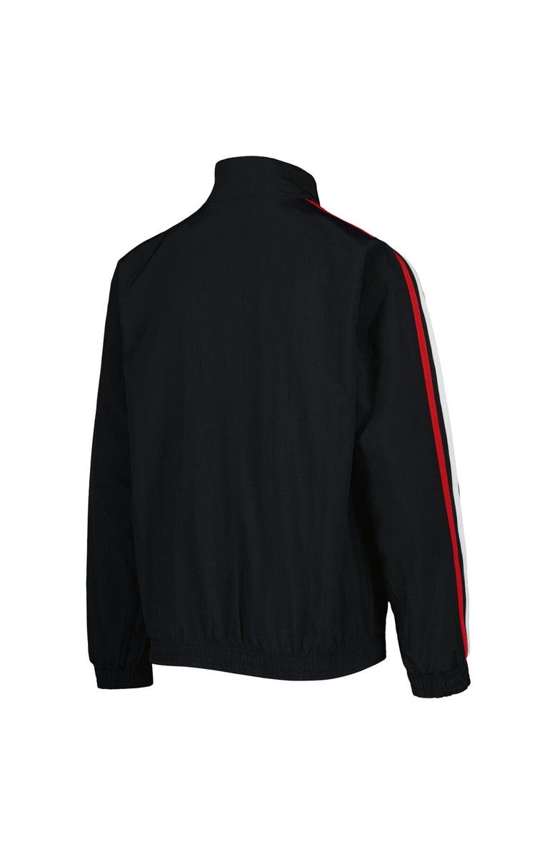 adidas Youth adidas Black Manchester United Team Anthem Reversible Full-Zip Jacket, Alternate, color,
