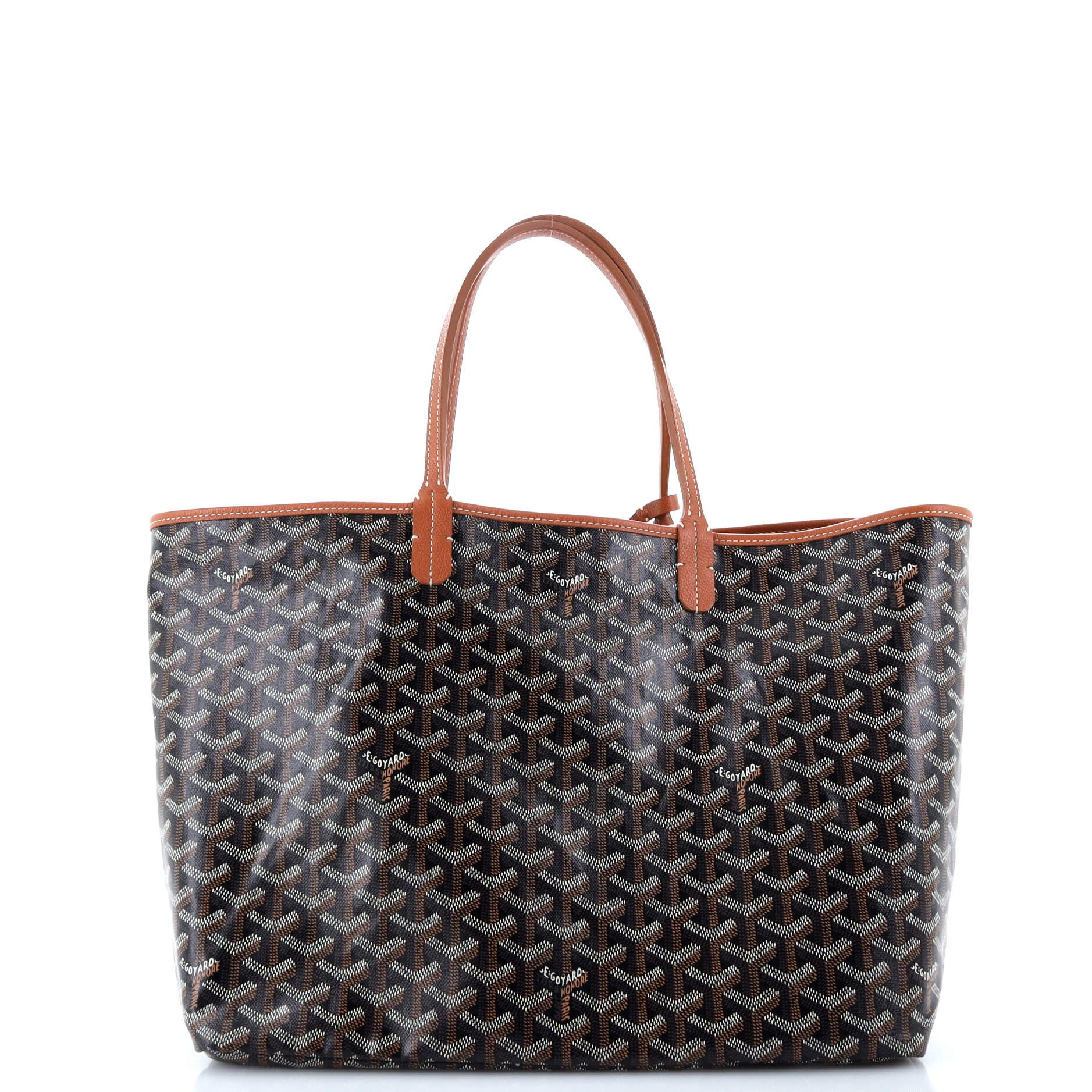 Pre-Owned Goyard Saint Louis Tote Coated Canvas PM, Main, color, 