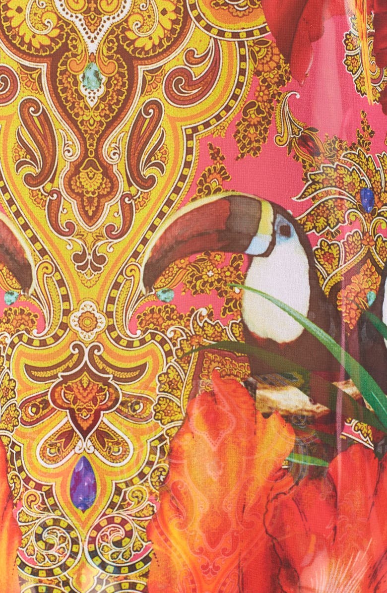 Ted Baker London 'Paisley Toucan' Cover-Up Tunic, Alternate, color, 