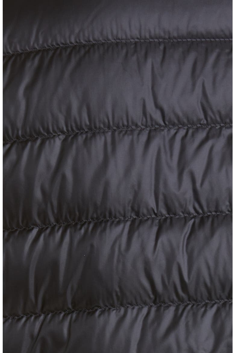 Liane Quilted Down Puffer Vest, Alternate, color, BLACK