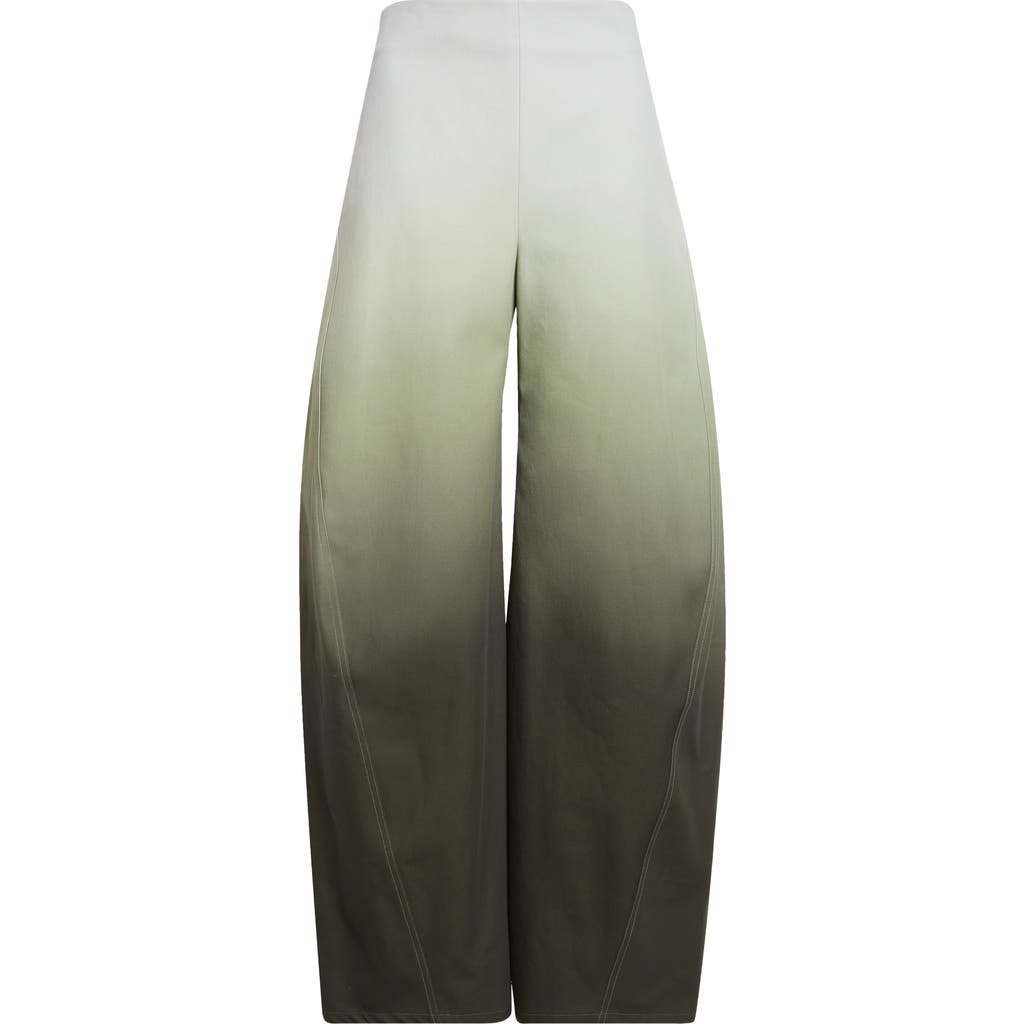 Alaïa Gradient Twisted Seam Round Trousers In Multi