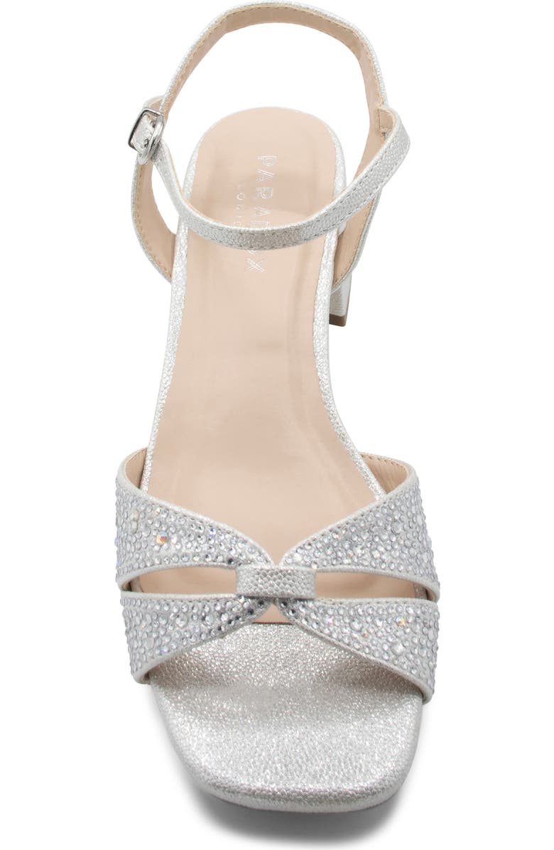 Paradox London Pink Marquise Embellished Ankle Strap Sandal, Alternate, color,