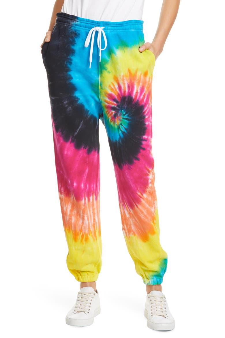 Tie Dye Jogger Pants, Main, color, ECLIPSE TIE DYE