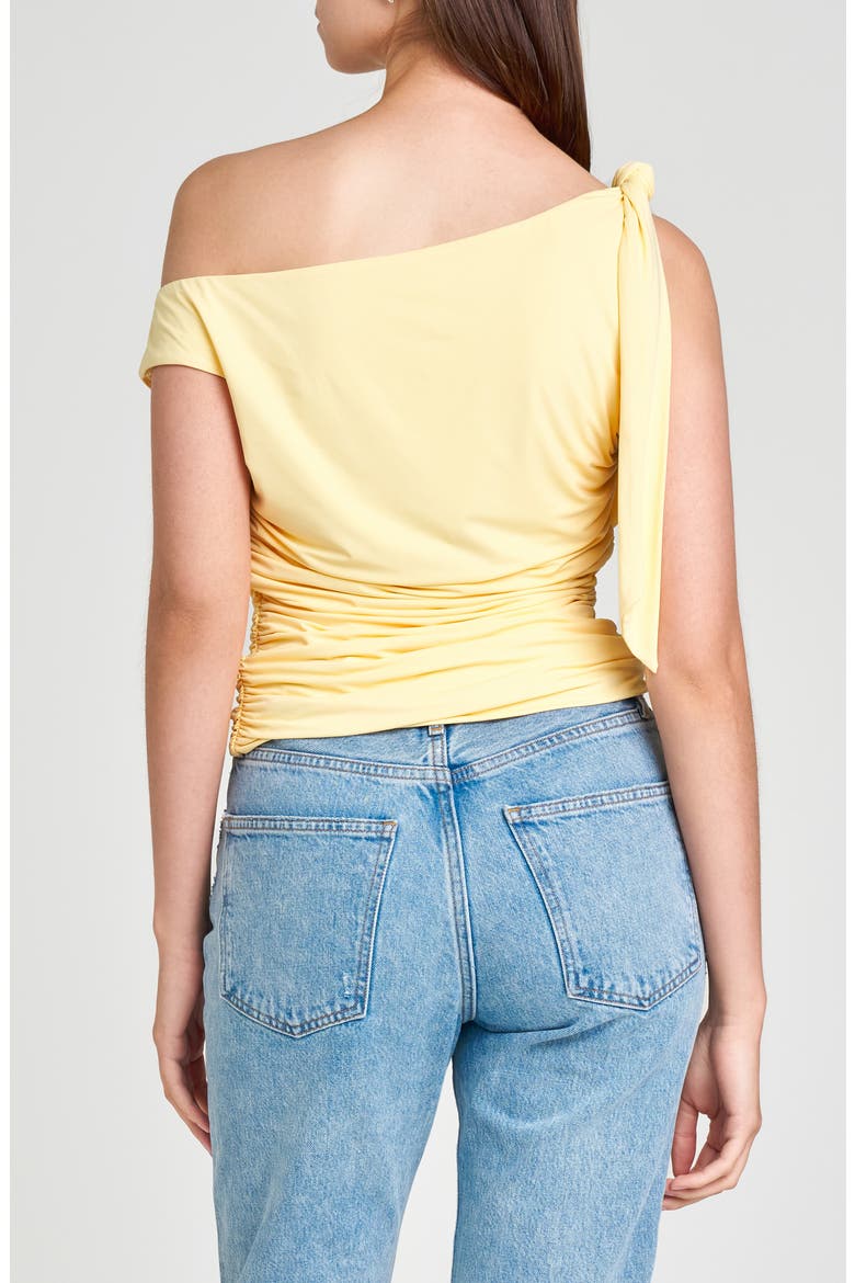 Say Less Asymmetric Top, Alternate, color, YELLOW