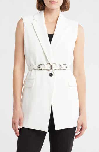 DKNY Belted Vest Jacket
