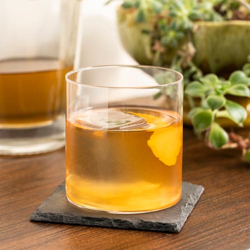 Viski Raye Crystal Element Tumblers Set Of 2 In Clear
