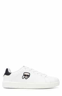 Claude Lace Up Faux Leather Sneaker