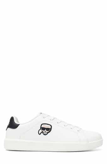 Claude Lace Up Faux Leather Sneaker