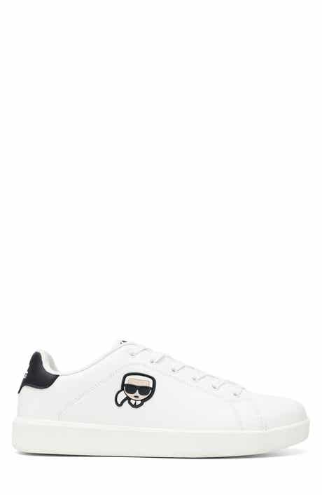 Claude Lace Up Faux Leather Sneaker