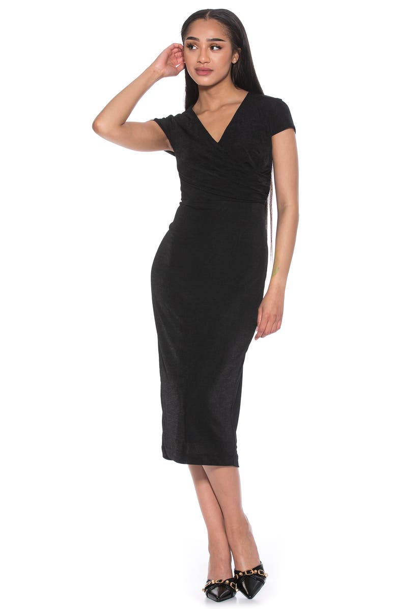 Alexia Admor Orine Draped Sheath Dress, Alternate, color,