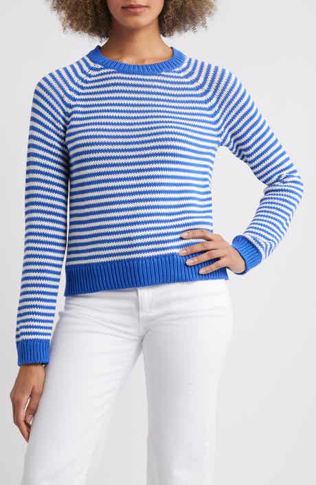 Caslon® Stripe Pima Cotton Sweater