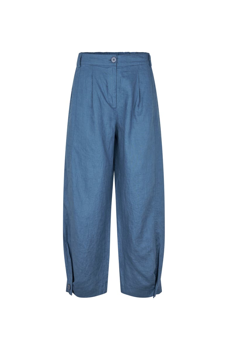 Masai Copenhagen MaPunna Cropped Linen Pants, Alternate, color, Ensign Blue