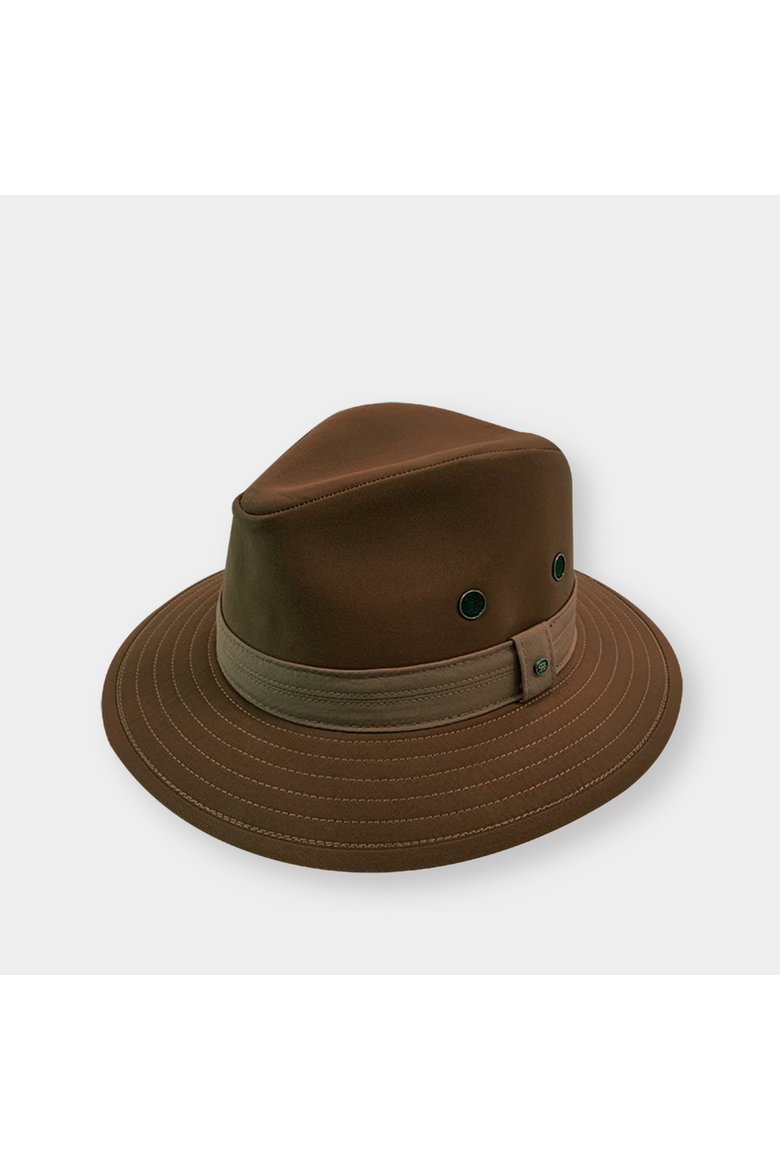 Covington Men's Safari Hat, Main, color, Chocolate