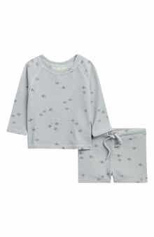Kids' Finn Long Sleeve Piqué UPF 50+ Rashguard & Swim Trunks Set