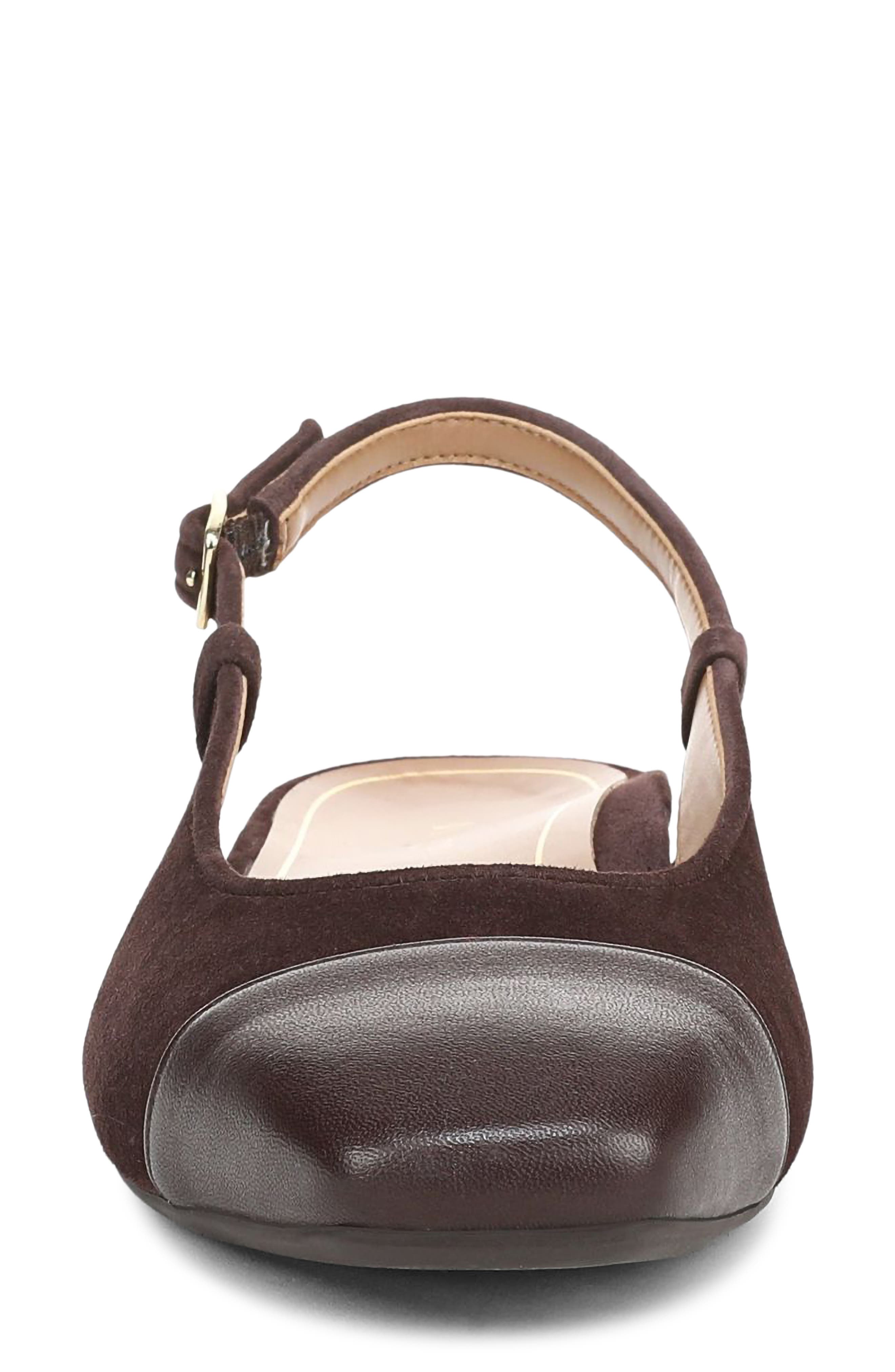 Petaluma Slingback Flat, Alternate, color, CAFE NOIR