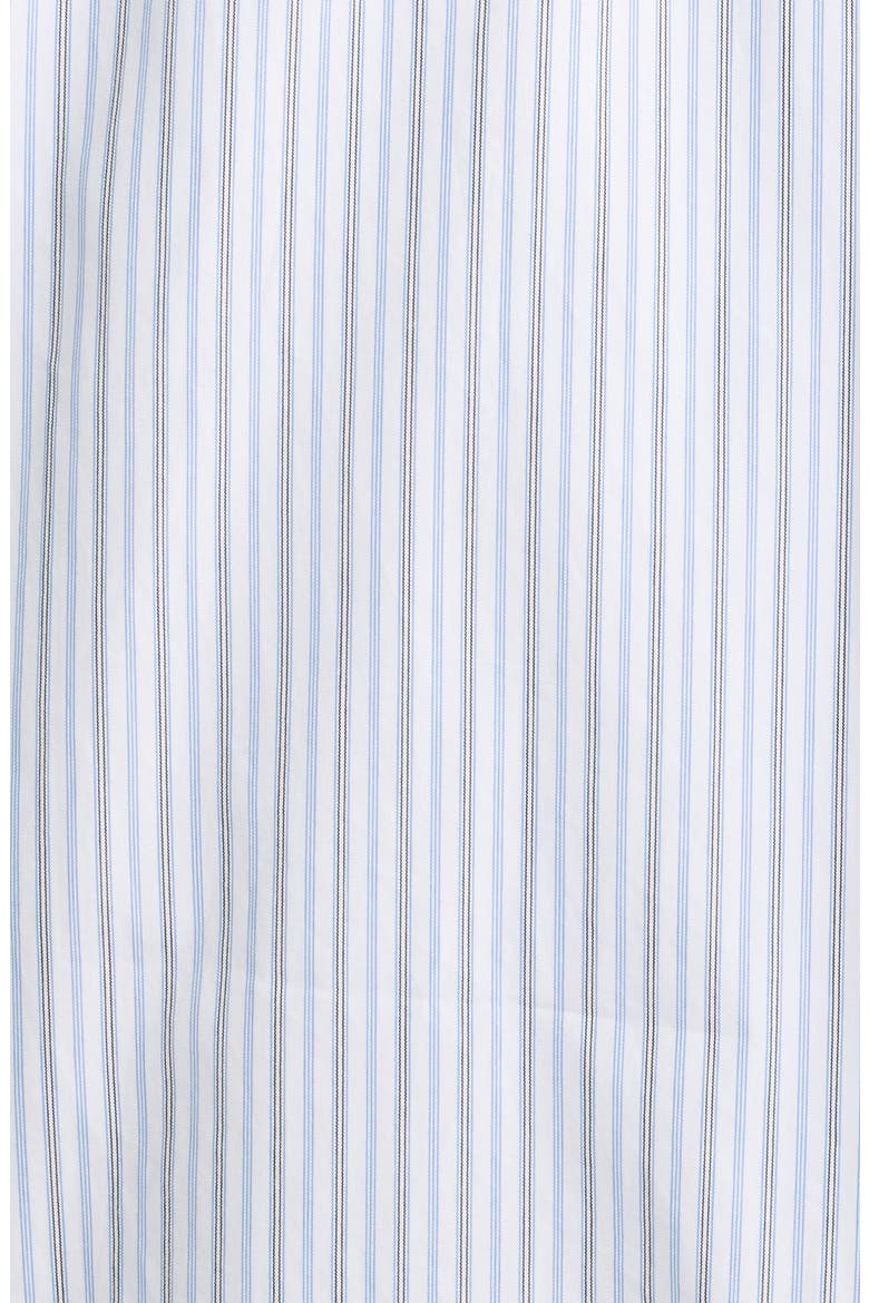 Keene Stripe Short Sleeve Cotton Poplin Button-Up Shirt, Alternate, color, KEENE STRIPE, WHITE