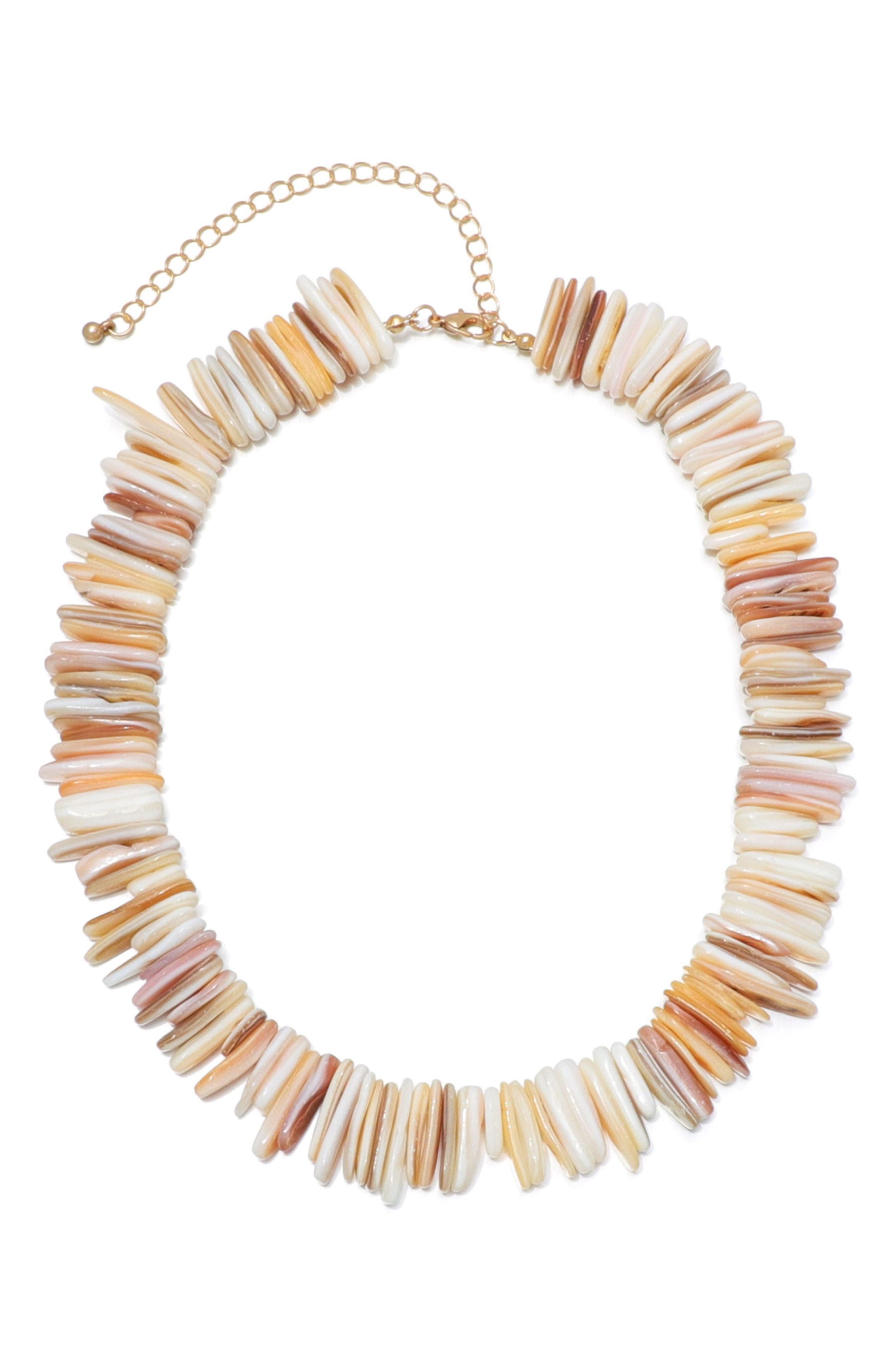 Adornia Shell Chip Necklace