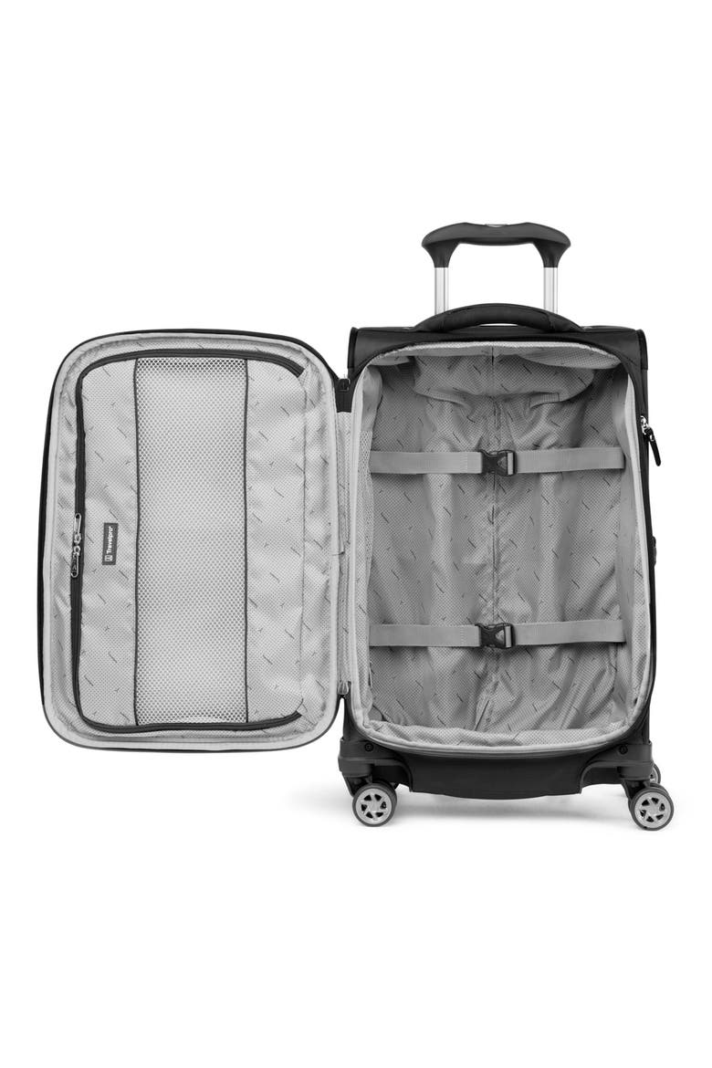 Walkabout 6 Softside Expandable 2 Piece (20"/25") Spinner Luggage Set, Alternate, color, Jet Black