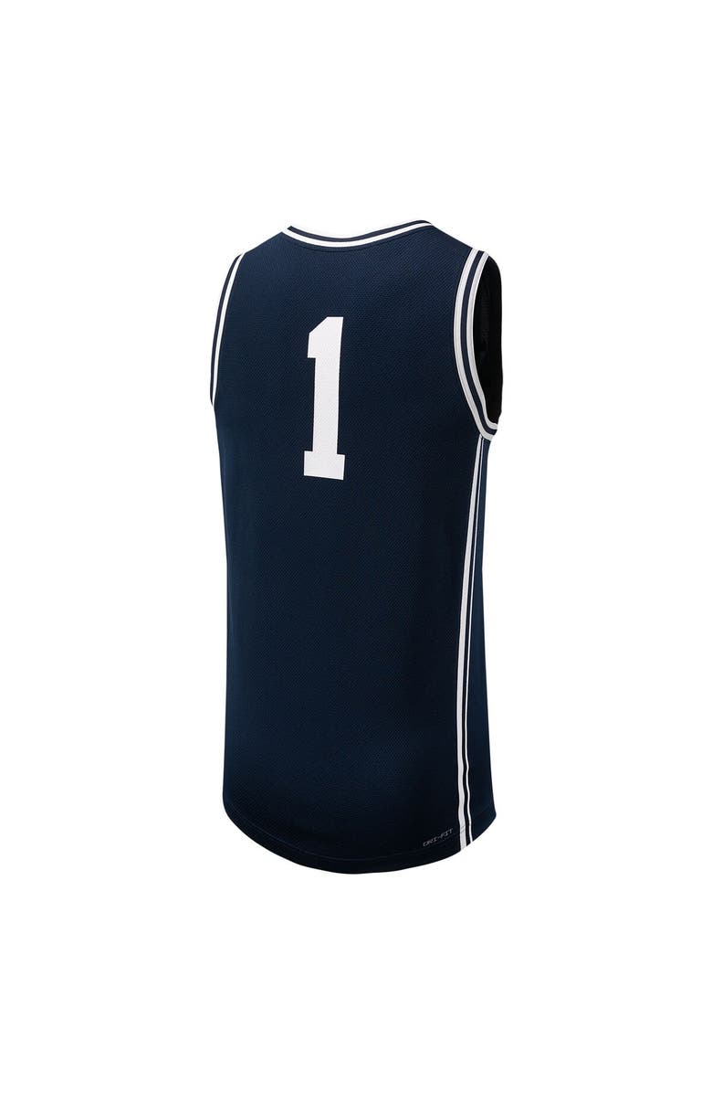 Nike Men's Nike #1 Black Duke Blue Devils Replica Basketball Jersey, Alternate, color, 