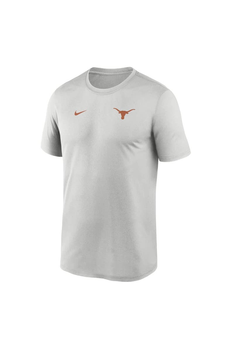 Nike Men's Nike Gray Texas Longhorns 2025 Sideline Small Logo Legend Performance T-Shirt, Alternate, color, 