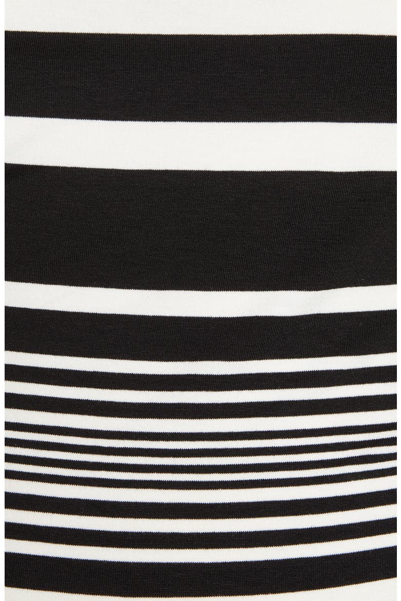 Stripe Maternity Body-Con Dress, Alternate, color, BLACK STRIPES