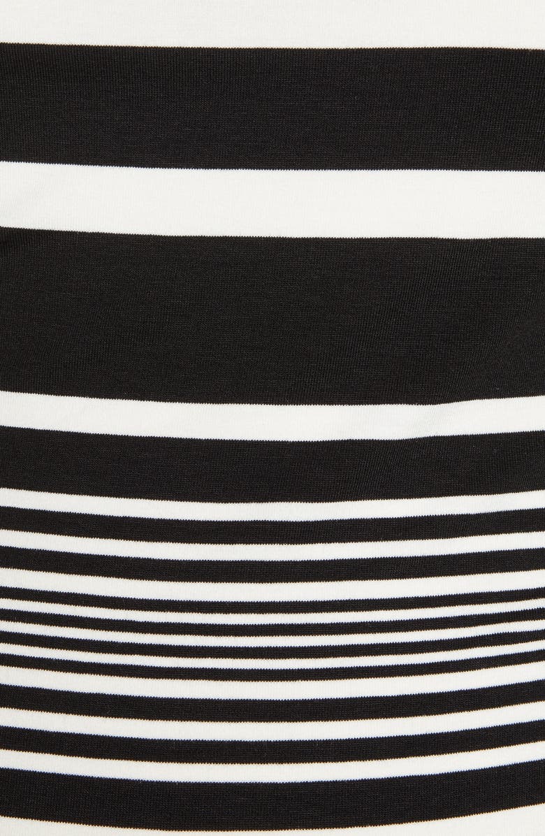 Angel Maternity Stripe Maternity Body-Con Dress, Alternate, color, 