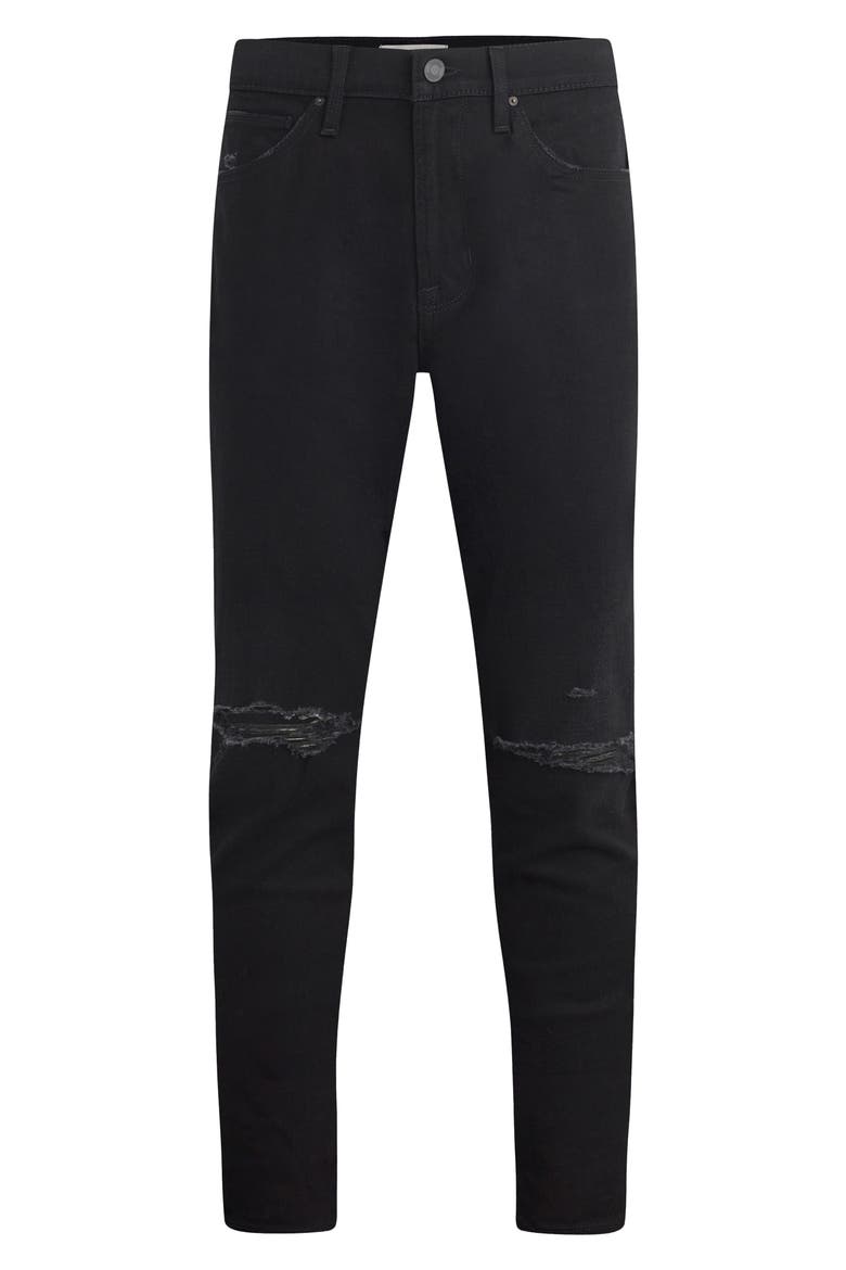 Zack Ripped Skinny Jeans, Alternate, color, DESTRUCTED INK