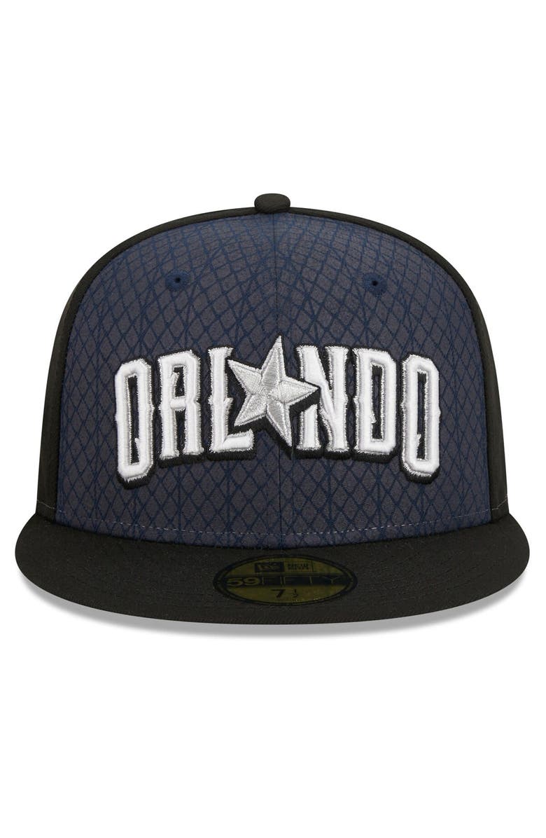 New Era Men's New Era  Navy/Black Orlando Magic 2023/24 City Edition 59FIFTY Fitted Hat, Alternate, color, 