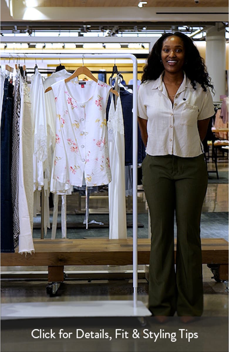 Floral Print Vest, sales video thumbnail