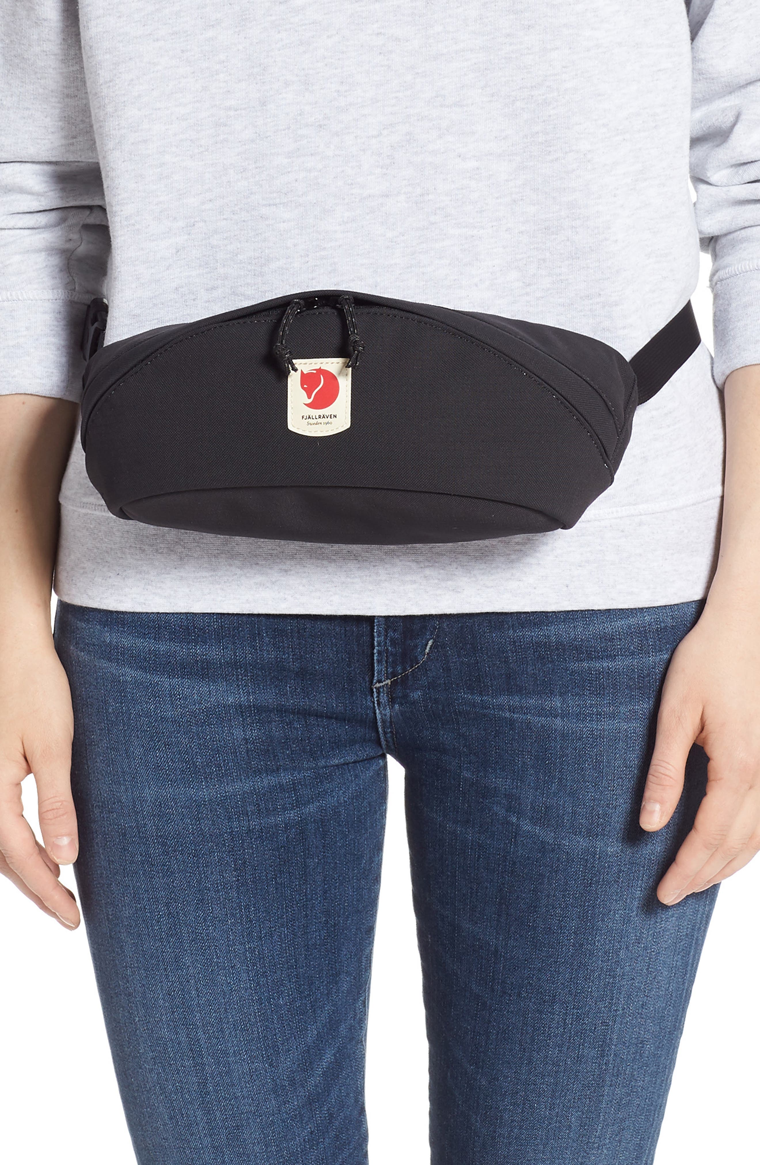 Fjällräven Medium Ulvo Recycled Nylon Belt Bag, Alternate, color, 