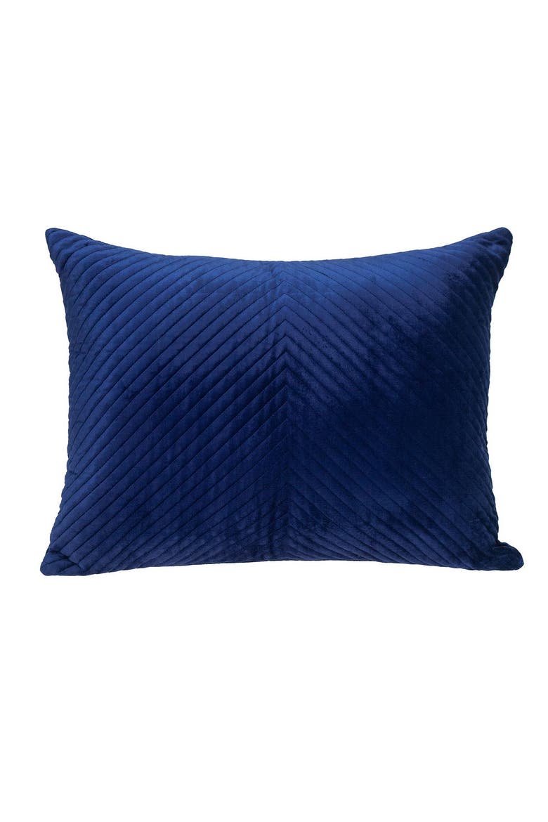 Miki Throw Pillow, Main, color, BLUE