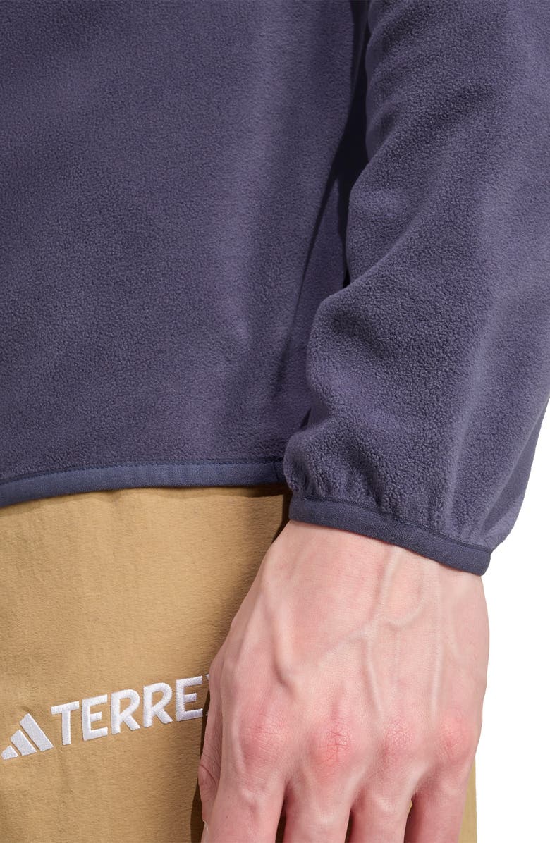 adidas Essential Polar Fleece Half Zip Pullover, Alternate, color, 