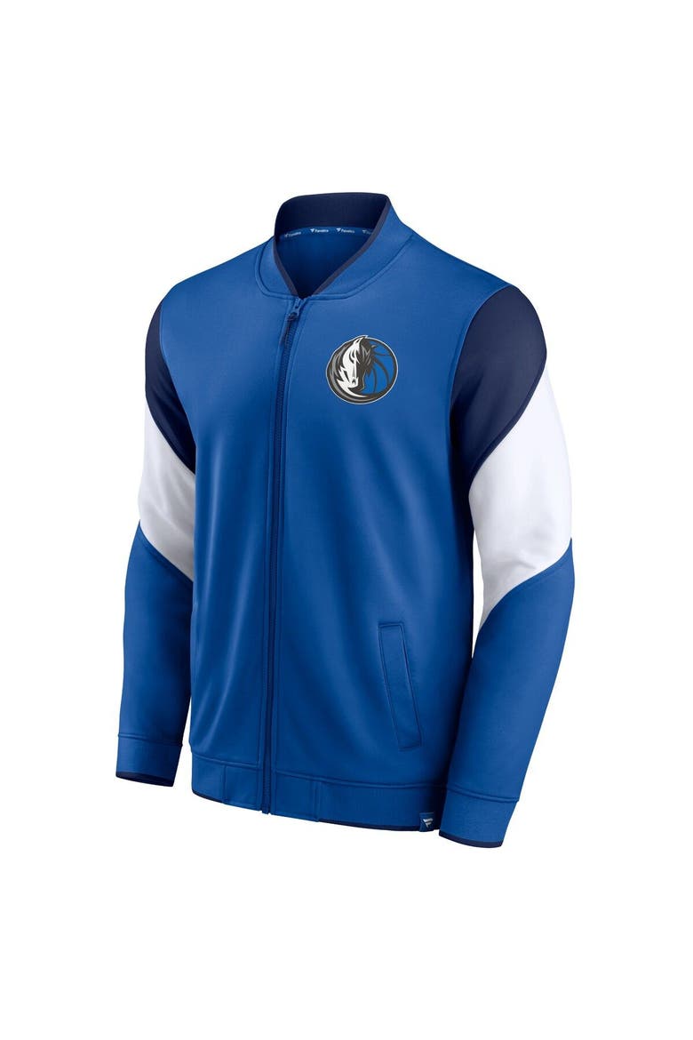 Men's Fanatics Branded Blue/Navy Dallas Mavericks League Best Performance Full-Zip Jacket, Alternate, color, Blue