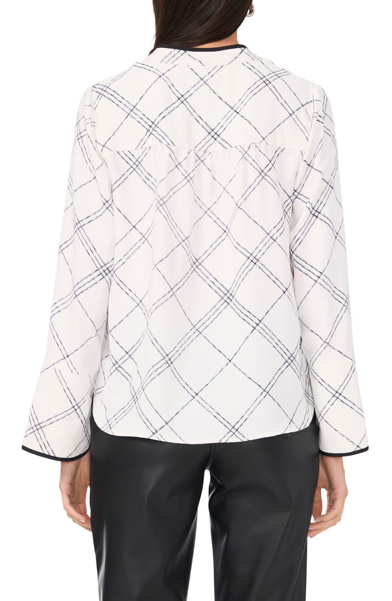 Vince Camuto Contrast Detail Top, Alternate, color, 