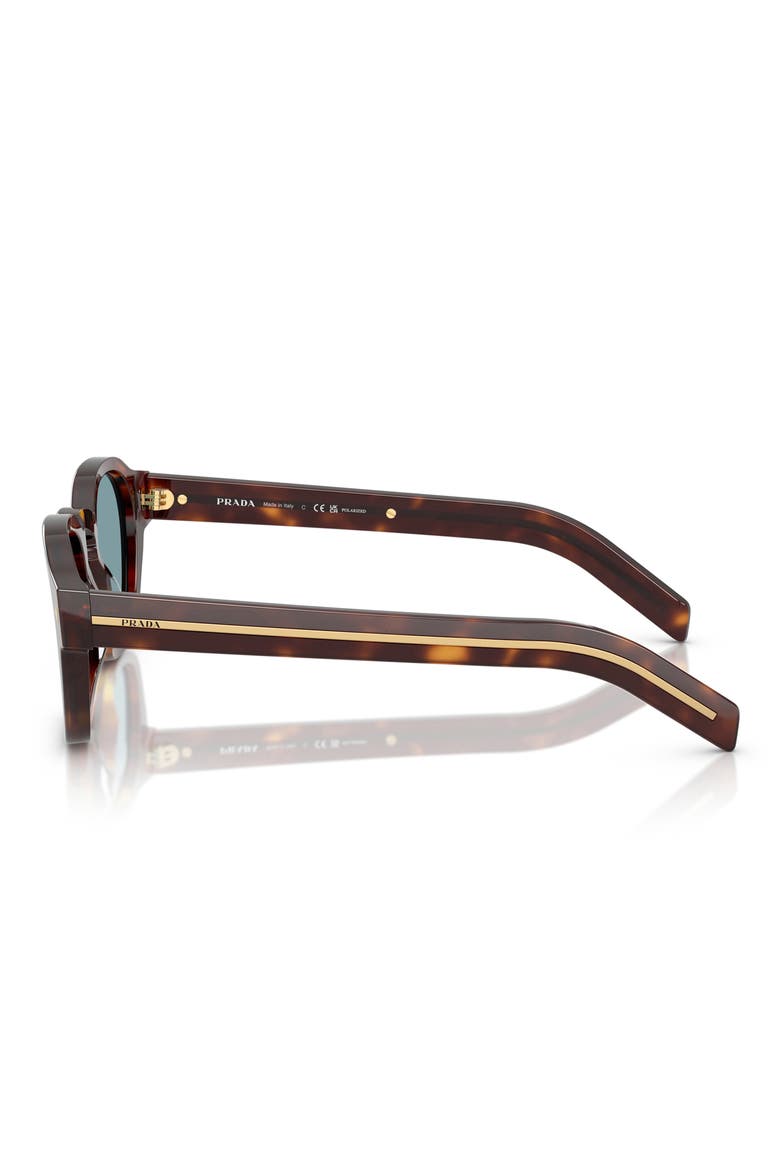 53mm Polarized Phantos Sunglasses, Alternate, color, GREEN TORTOISE