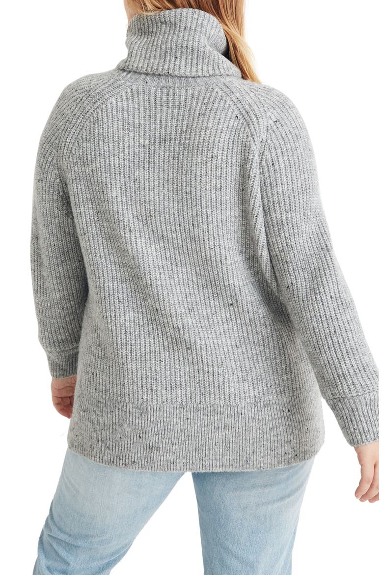 Donegal Mercer Turtleneck Sweater, Alternate, color, DONEGAL GRAPHITE