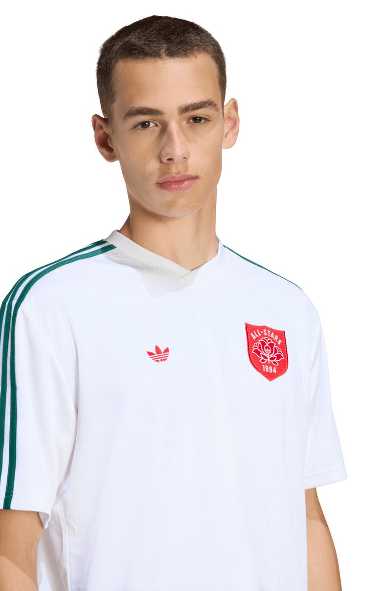 adidas Roses All Star Jersey, Alternate, color, Collegiate Green/ White/