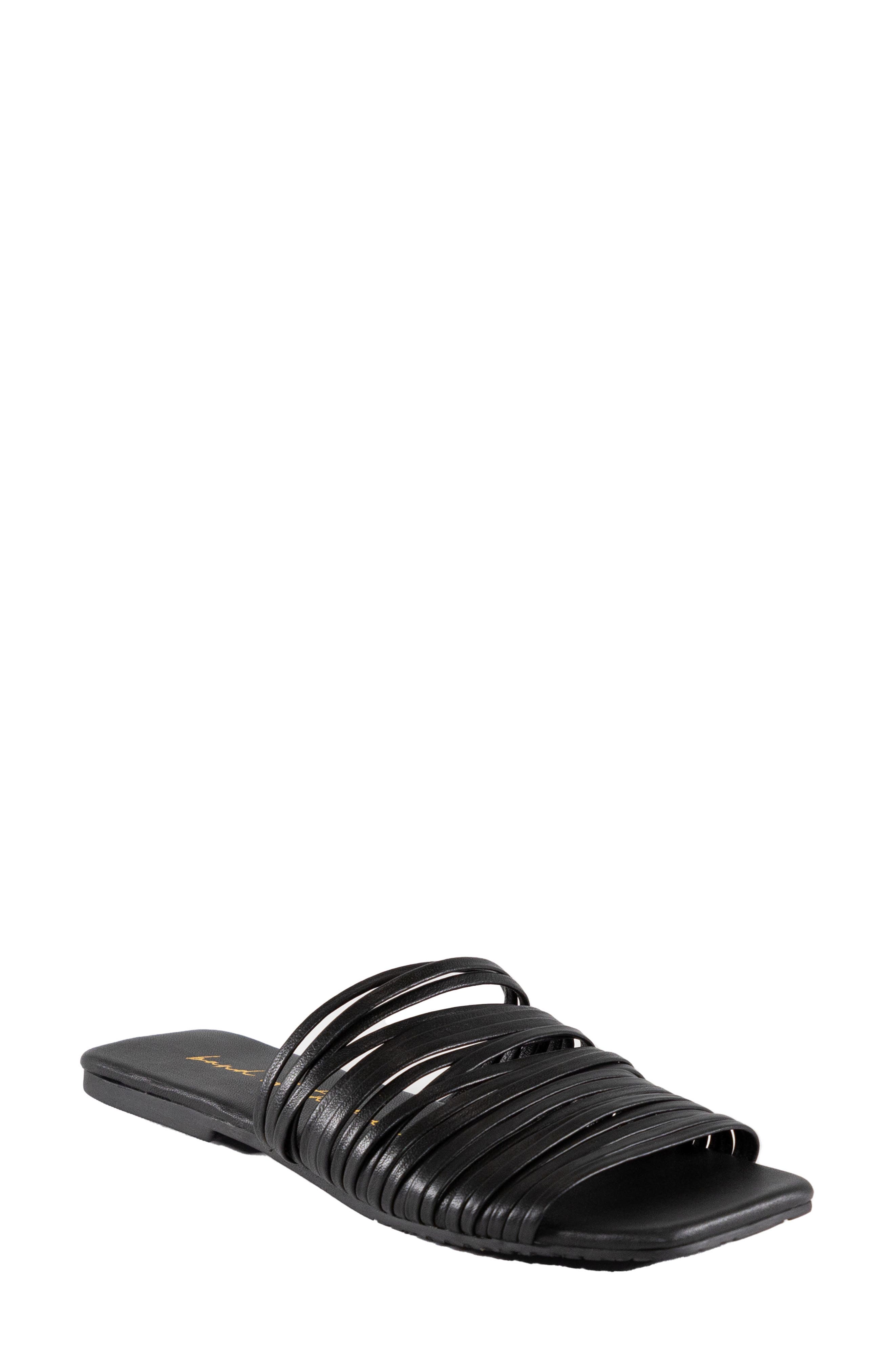 band of the free Lyra Strappy Slide Sandal, Main, color, 