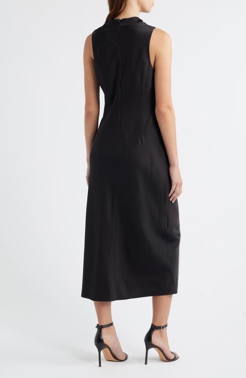 Sam Edelman Cowl Neck Maxi Dress In Black